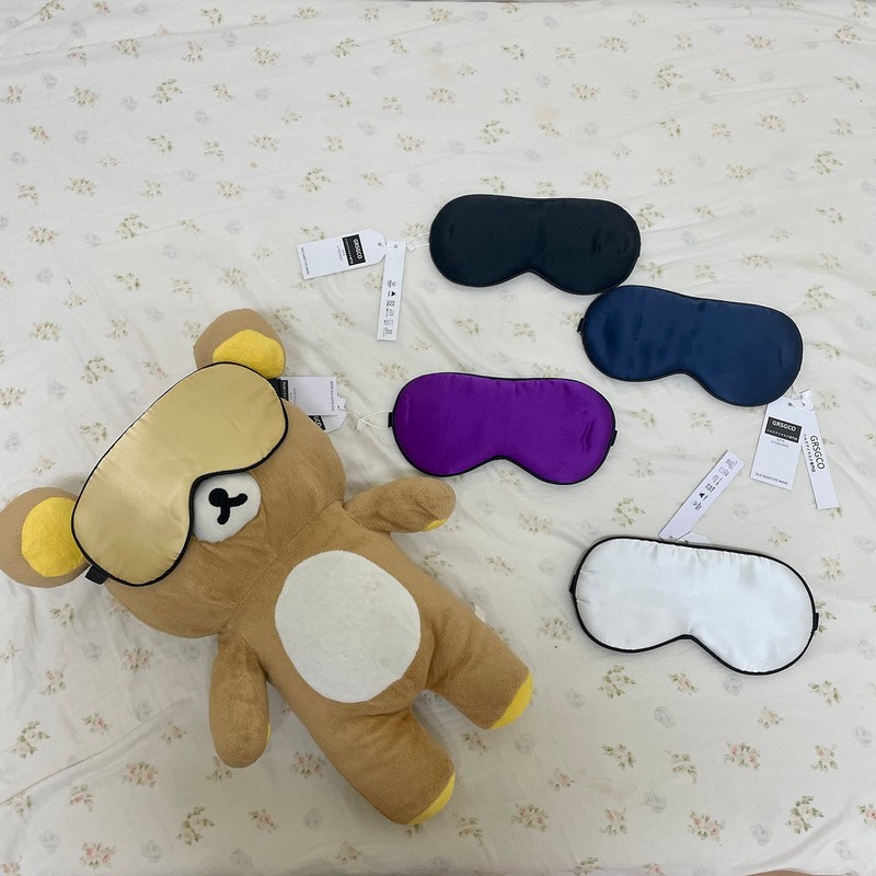 Eye Mask, Light Blocking, Silk Texture, Good Sleep Goods, Good