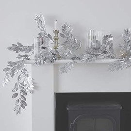 Ginger Ray Silver Foliage Christmas 1.5m Decoration Garland