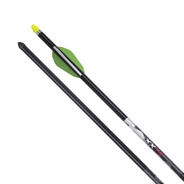 Wicked Ridge XX75 - 20” 2219 Aluminum Crossbow Arrows, Pack of 6 - 459-Grains, .003” Straightness - With Alpha-Nock