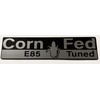 E85 Ethanol Corn Fed Husk Emblem Stick Anywhere