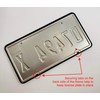 Special Edition Anodized Aluminum CAR License Plate Frame - Black