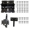 ZEKOO Gate Hinges Self-Closing for Vinyl gate kit and PVC