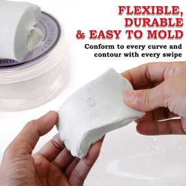 Car Clay Bars Auto Detailing 2 Pack 100g by TAKAVU, Premium Medium Grade Material, Auto Detailing Magic Clay Bar Cleaner for Cleaning Cars, RV, Boats and Bus (White)