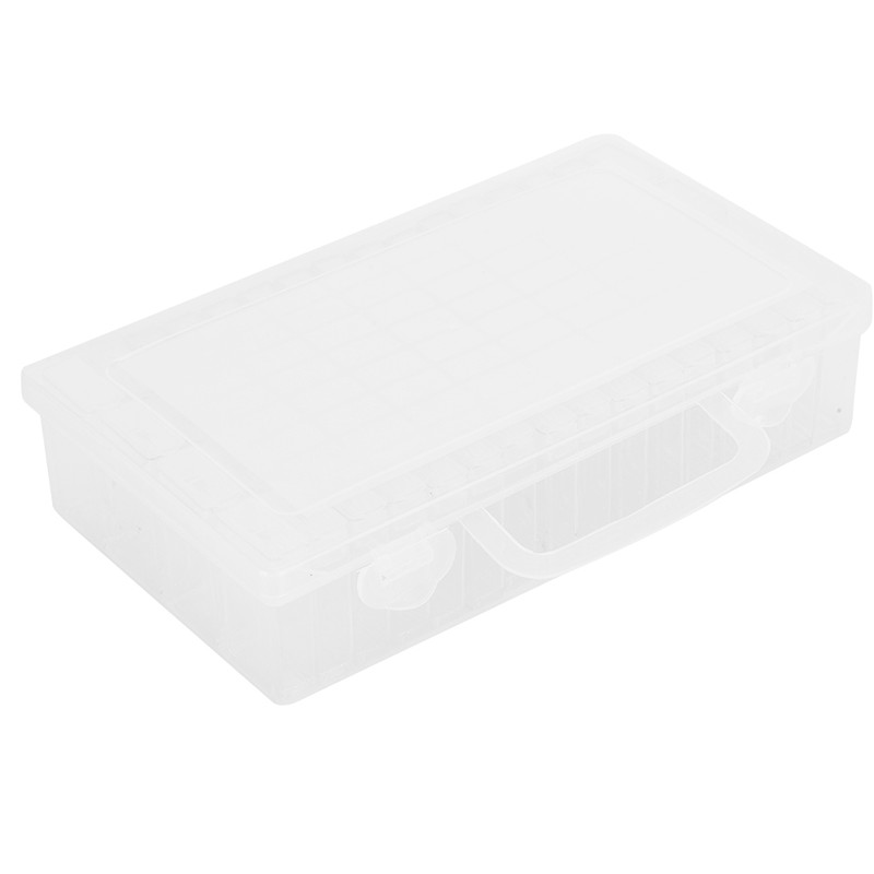 64 Gird Diamond Painting Container Clear Plastic Cross Stitch Hand‑Made
