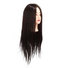Hairdressing Mannequin Head 63cm Synthetic Fiber Head Styling Middle Part