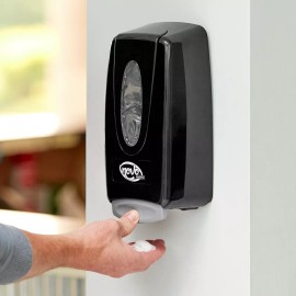 Novo NOBLE CHEMICAL NOVO PRO SERIES BLACK MANUAL FOAM HAND SOAP/SANI DISPENSER 1000ML