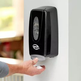 Novo NOBLE CHEMICAL NOVO PRO SERIES BLACK MANUAL FOAM HAND SOAP/SANI DISPENSER 1000ML
