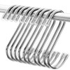 Siasky 10 Pcs S Hooks for Hanging, 3.07 Inch Heavy