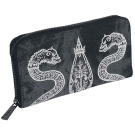 Banned Alternative Alchemist Women's Purse Black Polyurethane Gothic Rockwear, gray, Streetwear
