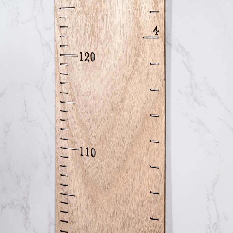 JMGO Kids Growth Chart for Wall Wooden Height Ruler Measurement