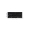 Hebrew Keyboards, Black Keyboards Silent Wireless Ultra-Thin Multimedia Full-Size Low