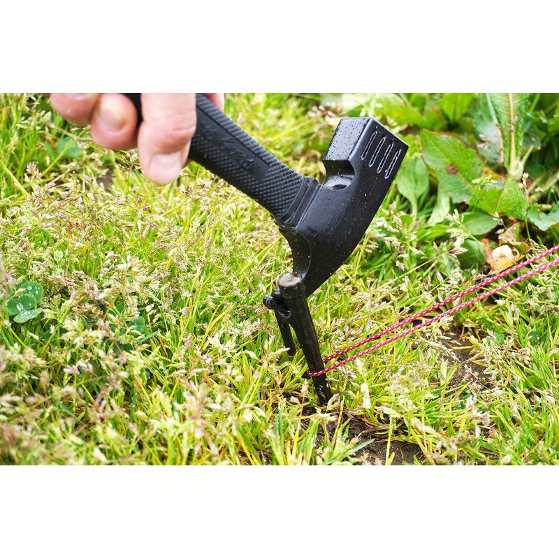 Kakuri Short Peg Hammer Olive Outdoor Camping Tent Peg Driving