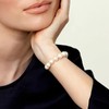 The Pearl Source White Freshwater Pearl Bracelet for Women -