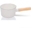 FYUEROPA Enamel Milk Pot, Butter Warmer Non-stick Mini Saucepan, 4.7