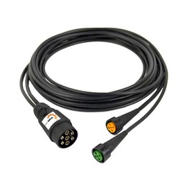 The Drive -14294/4- Trailer Cable 4 m - 7-Pin Plug - Wiring Harness with Bayonet Lock