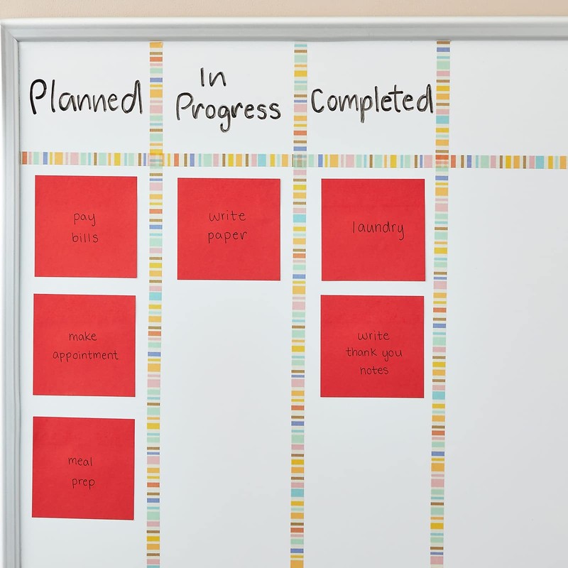 Juvale 8 Pack Bright Red Sticky Notes 3x3 Inch Self-Stick