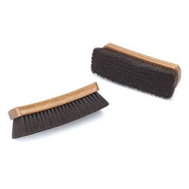 Large Curved 100% Horsehair Brush - Best Shoe Cleaning Brush