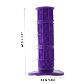 FUNOMOCYA 2pcs Motorcycle Grips Motorcycle Gloves ATV Handlebar Grips Motorbike Accessories ATV Accessories Motorbike Gear Purple Silica Gel