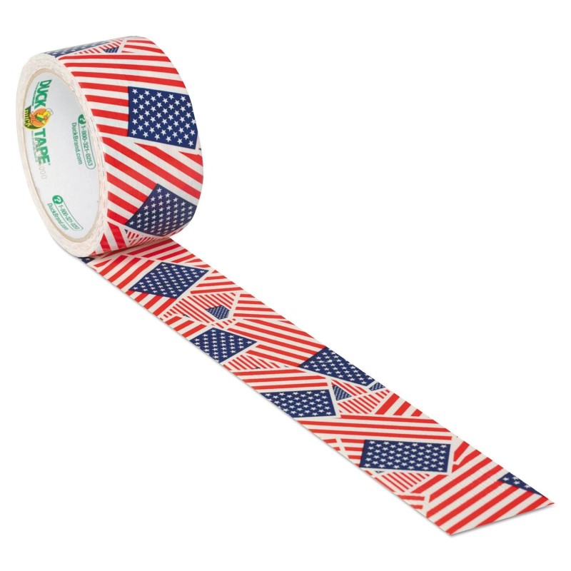 Duck Tape Multi Colored Duct Tape 1.88 Inch Red White