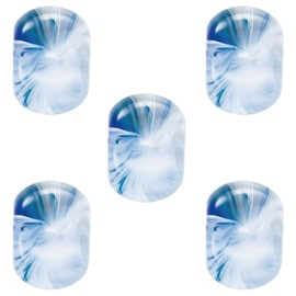 ADERIA F71773 Tsugaru Vidro Chopsticks Rest, Mame Sea Color, 5 Pieces, Made in Japan, Fashionable, Cute, Glass Gift, Women's, Mother's Day, Father's Day, Couples, Men's, Housewarming, Marriage,