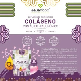 Colágeno Balanfood Hidrolizado con Ácido Hialurónico y Biotina Sin Sabor                                                                              