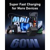 60W USB-C Charger for Steam Deck/Steam Deck OLED, Switch 2/Switch