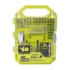RYOBI Screwdriver Drill and Impact Drive Bit set (65-Piece) Drive