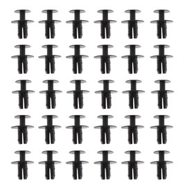 OTOTEC 30Pcs 51471911992 Car Trim Clips Bumper Wheel Arch Linings Splashguard Push-in Rivets Fasteners Black Plastic 51470146782