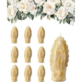 20 Velas Virgen de Guadalupe aromáticas Recuerdos Bautizo Baby Shower Boda Luctuoso Ocasiones Especiales virgencitas recuerditos