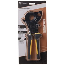 Southwire - 59556240 Tools & Equipment CCPR400S Ratcheting Cable Cutters With Comfort Grip Handles, Easy To Use Quick Release Leaver, Steel Blades Cut Up To 750 kcmil CU/1000 kcmil AL Black