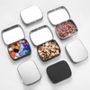HAOCHEN 8 Pieces Rectangular Small Tin Boxes, Tins Containers, Empty