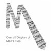 Yakuna Musical Score Men's Ties Music Notes Symbols Men's Neckties