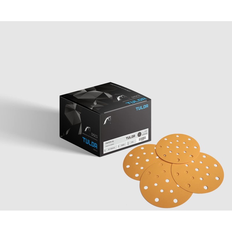 Tulda Sanding Discs P320 Orbital Sander Pads 6" 150mm 15