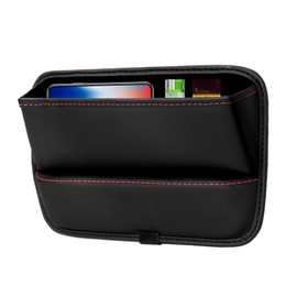 Littryee Bolsillo para Consola Coche  Colector Asientos Relleno Espacio Lateral Consola automóvil  Asientos Cuero PU Antideslizantes Catcher...       