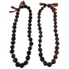Utama Hawaiian Kukui Nut Lei Necklace - Adjustable 32 Inch