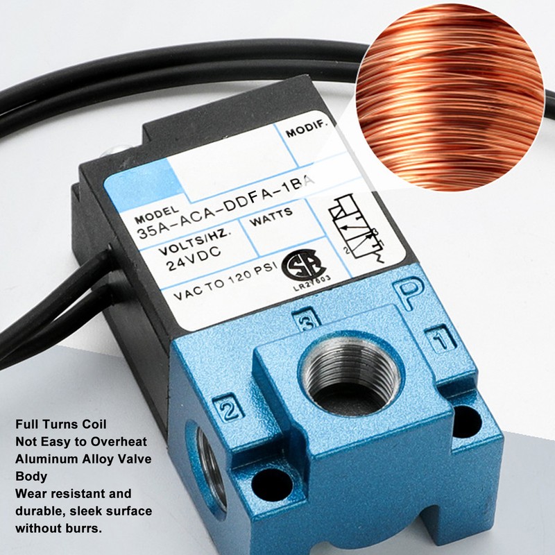 Pneumatic Electric Solenoid Valve High Frequency 6mm Nominal Diameter Solenoid