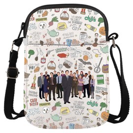 Office Makeup Bag Office Fans Inspired Gift TV Shows Merchandise Zipper Pouch for TV Show Lovers Women (Office TV CR CA)