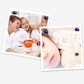 sourcing map 500 Pcs 3/8 Inch Map Push Pins Thumb Tacks Head Tacks Cork Boards Maps Picture Hanging for Home Office Blue