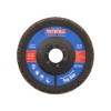 Faithfull Sanding Flap Disk Amuninium Oxide 120 Grit (Fine) 125mm