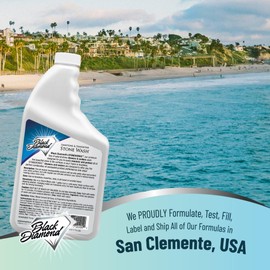 Black Diamond Stoneworks Black Diamond Stoneworks Limestone and Travertine Floor Cleaner: Natural Stone, Marble, Slate, Polished Concrete, honed or tumbled surfaces. Concentrated Ph. Neutral. (1-Quart)