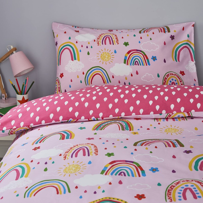 Silentnight Rainbow Healthy Growth Kids Reversible Soft Easy Care, Boys