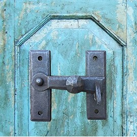 Antikas | Wrought Iron Gate Latch | Antique Design | Drop Latch for Doors, Gates and Windows