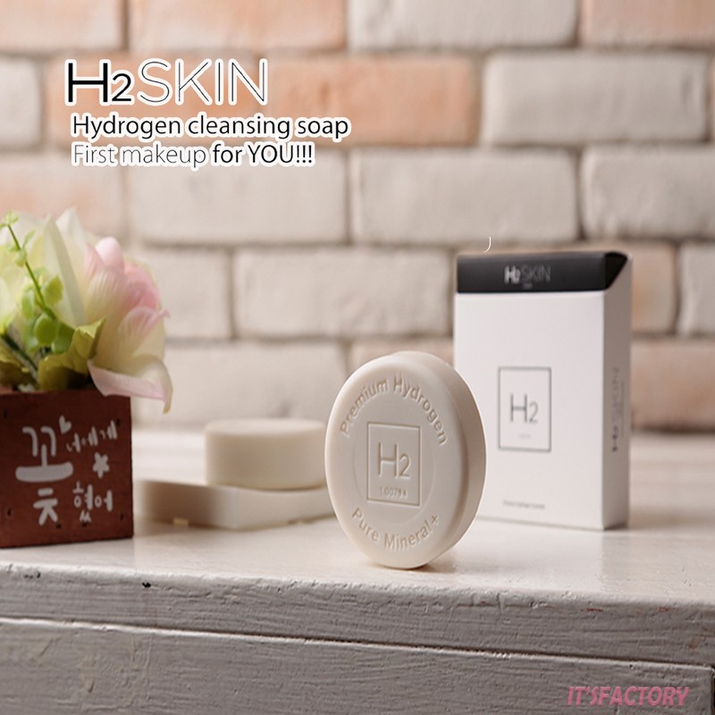 H2SKIN H2 SKIN hydrogen soap 80g natural vegetable face wash