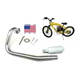andrei-x Exhaust muffler for Phatmoto Rover 2022-2024 Motorized bicycle ALL TERRAIN & Fat