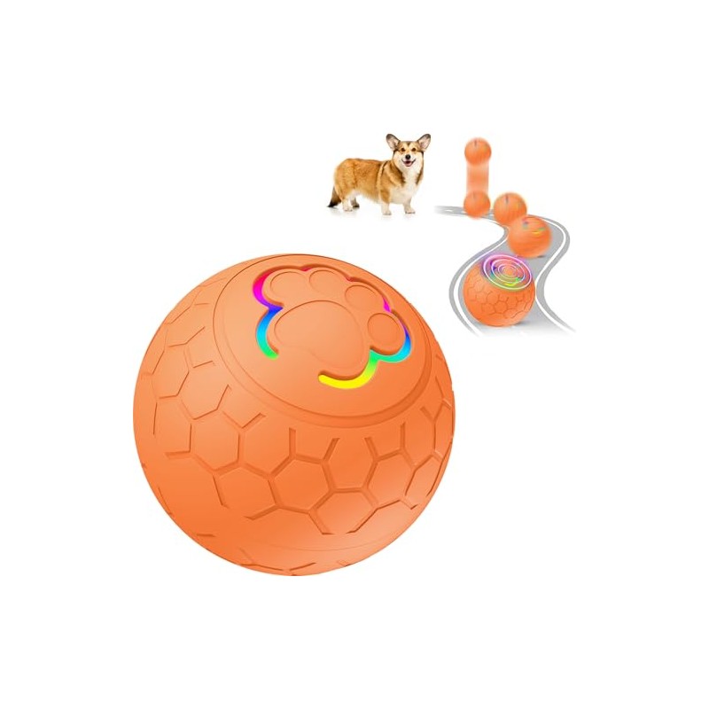 teeche Interactive Dog Ball Motion Activated - 2.2" Sturdy Interactive