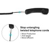 3 x 360 Degree Rotatable Telephone Cord Detanglers for Telephone