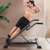 Roman Chair Back Hyper Extension Bench Adjustable Exercise Machine for