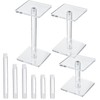 3pcs Combat Risers for Flying Miniatures, Adjustable Height Multi-Tiered Raised