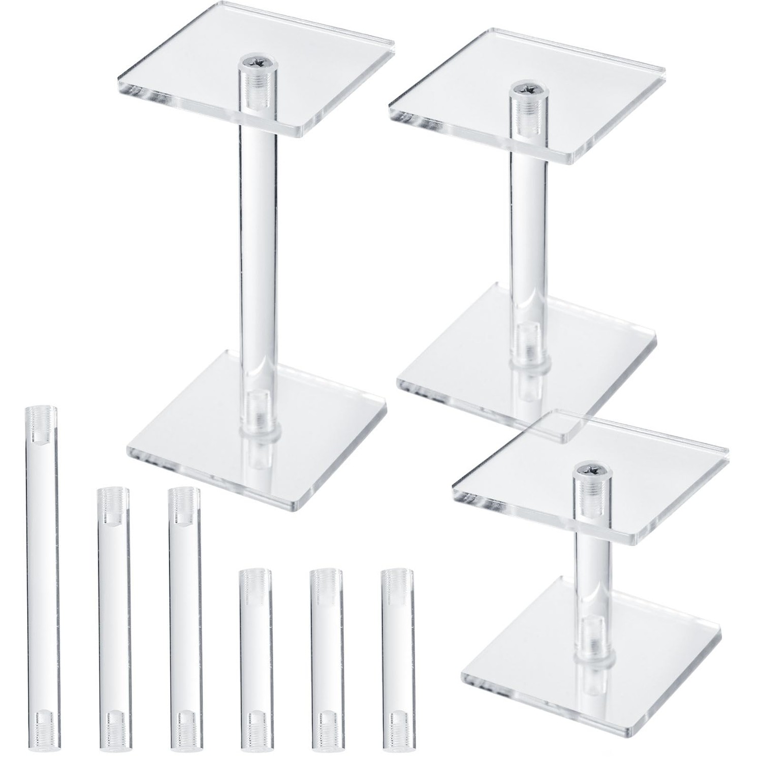 3pcs Combat Risers for Flying Miniatures, Adjustable Height Multi ...