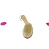FRCOLOR Wooden Shower Brush Body Exfoliating Back Scrubber Dry Brush